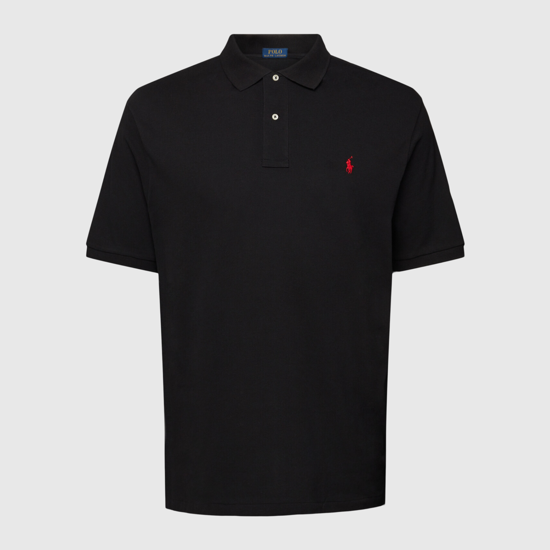 Polo Slim Noir Manches Courtes Ralph Lauren Instinct Premium polo-slim-noir-manches-courtes-ralph-lauren-instinct-premium