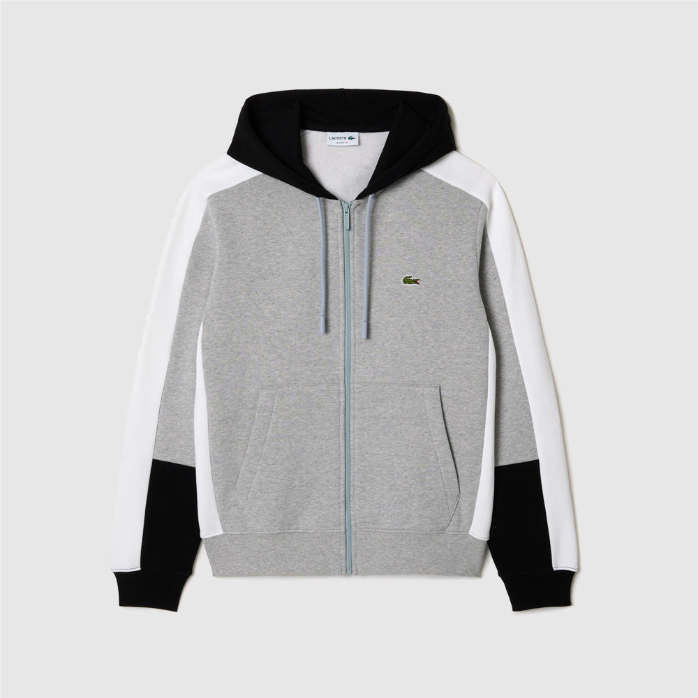 Lacoste Sweat Veste Lacoste Grise Capuche Capuche Veste ZippÃ