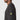 Sweatshirt Col Rond à Détails Côtelés