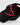 casquette à logo hugo boss noir et rouge homme