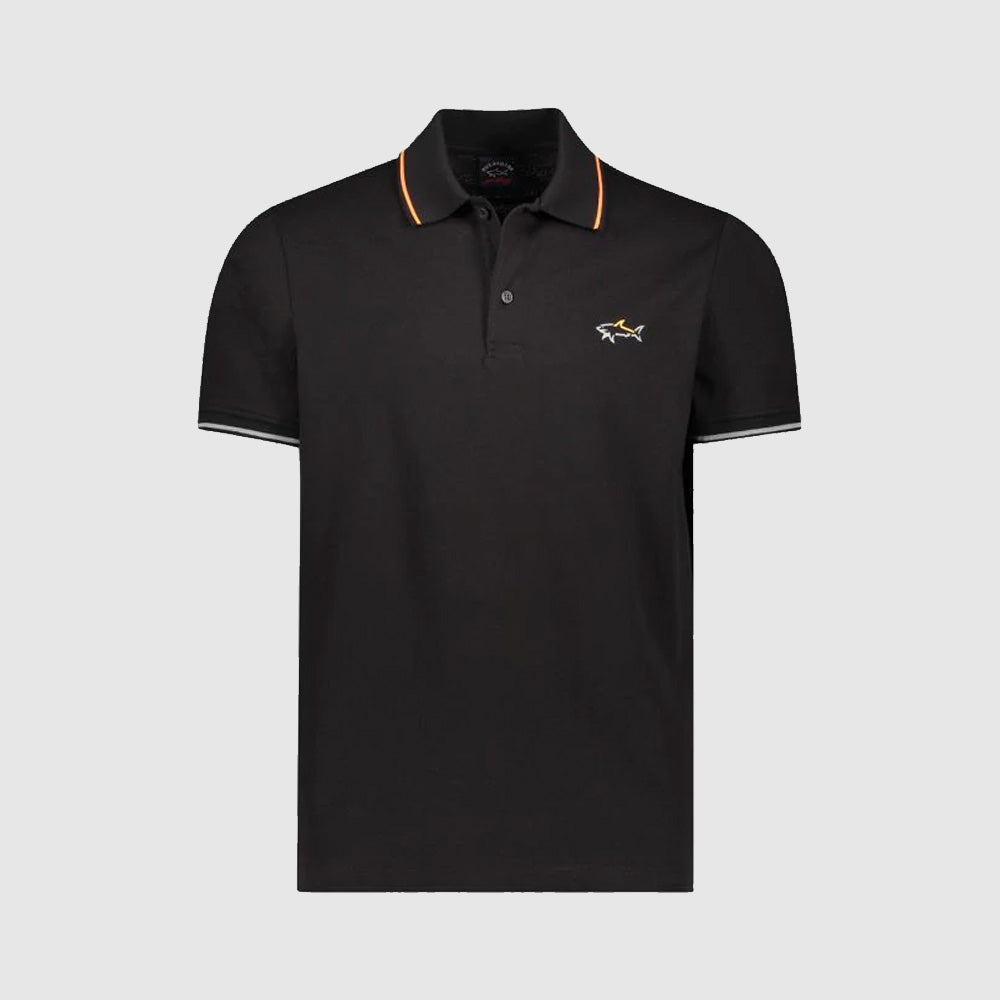 Paul & Shark black polo shirt ⎮ Instinct Premium ⎮ Official
