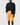 short à logo Balmain orange/blanc homme