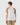 t-shirt à bandes logo Lacoste blanc/beige homme