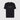t-shirt oversize à logo Balmain noir/argent homme