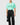 t-shirt à logo balmain vert menthe homme