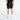 Short HUGO Austin noir, logo