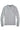 Pull col rond Polo Ralph Lauren en coton gris chiné, vue de face
