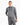 Sweat zippé EA7 gris porté face