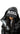 Doudoune Double Hood Chrysler noire, détail de la capuche