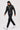 Doudoune Double Hood Andretti noire portée en mouvement