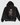 Sweatshirt à Capuche Noir avec Logo Ours en Peluche-face