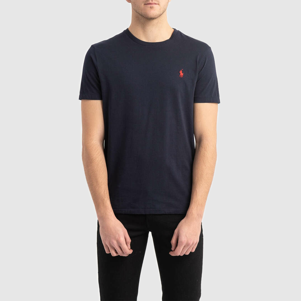 T-shirt Homme M & M Bleu Marine - Coton, Italie, Occasion Très Bon état, Taille M