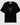 T-shirt en Coton avec Logo Contrasté Leonce Logo – Gertrude-noir-face
