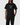 T-shirt en Coton avec Logo Contrasté Leonce Logo – Gertrude-noir-details