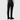 Pantalon cargo noir en satin stretch avec détail Lens