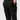 Pantalon cargo noir en satin stretch avec détail Lens