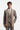 Écharpe BOSS coton mohair monogramme beige 50517765 – détail