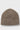 Bonnet BOSS coton laine rayures brun chiné 50522427 – porté