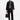 Chemise HUGO Elack oversize noire 50564330 – détail