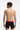 Lot de 3 boxers HUGO coton stretch noir 50570922 – vue portée