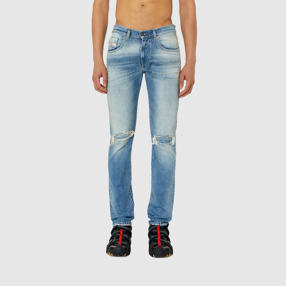 Jean slim effet dechire Diesel Instinct Premium