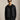 Sweat à capuche zippé hybride Polo Ralph Lauren noir 710B27138003 – face
