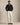Pull demi-zip côtelé Estate Ralph Lauren homme noir, détail