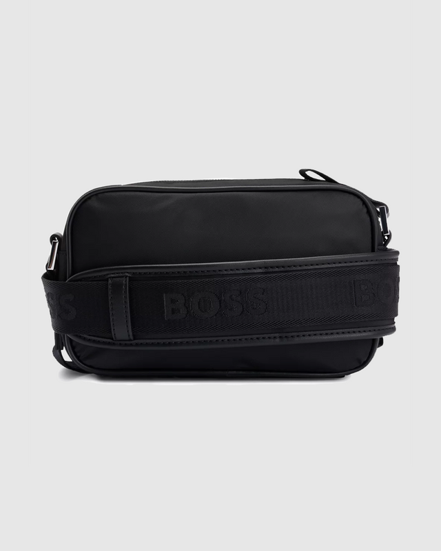 Sac De Voyage Grand Format Hugo Boss Noir - Duffle En Cuir, Fabrication France, Neuf Sans étiquettes