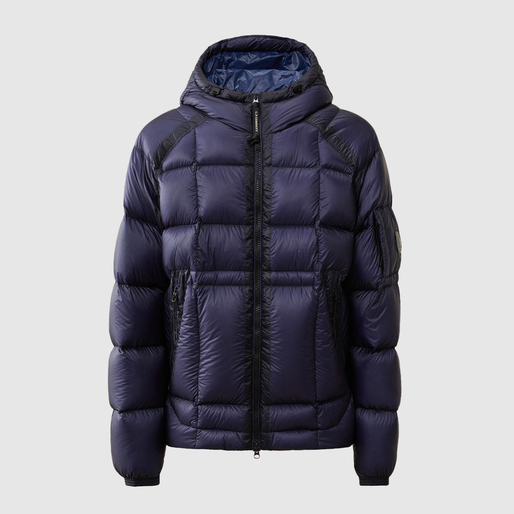 D.D. Shell Hooded Long Down Jacket