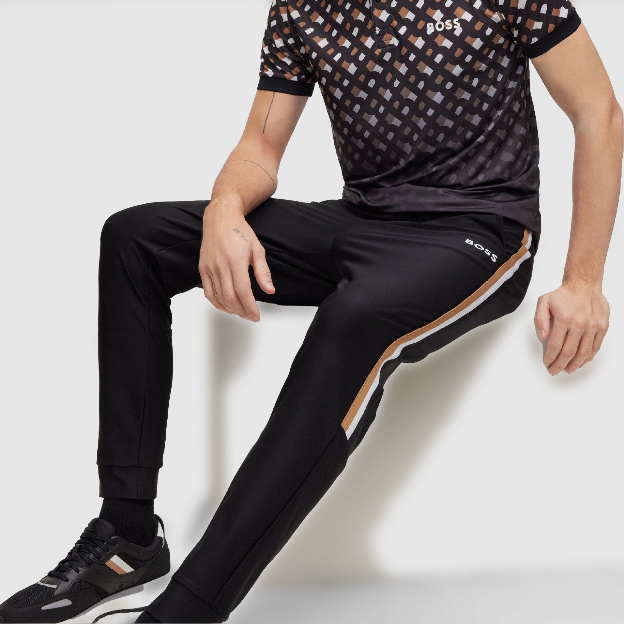 Pantalons de jogging Hugo Boss noir Taille 3XL pour homme Pantalons de jogging Hugo Boss noir Taille 3XL pour homme