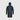 Parka bleu marine à capuche K-WAY