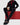 claquettes à logo hugo boss noir et rouge homme