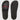 claquettes à logo hugo boss noir et rouge homme