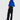 pantalon de jogging droit à logo balmain noir/bleu homme