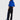 pantalon de jogging droit à logo balmain noir/bleu homme