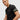 polo à bandes logo hugo boss noir/jaune homme