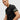 polo à bandes logo hugo boss noir/jaune homme