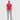 polo à bandes logo hugo boss rose/blanc homme