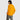 pull à logo balmain orange/blanc homme