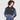 sweat zippé à capuche the north face bleu/noir homme