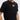 t-shirt à badge logo hugo boss noir et doré homme