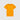 t-shirt à logo balmain orange/blanc homme