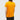 t-shirt à logo balmain orange/blanc homme