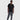 t-shirt oversize à logo Balmain noir/argent homme