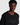 t-shirt oversize à logo Balmain noir/argent homme